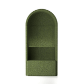 Roma Single Seater Fabric Acoustic High Back Privacy Lounge Sofa Booth - Gavisco Office Furniture